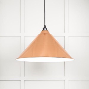 FROM THE ANVILĀ® White Gloss Hockley Pendant in Copper
