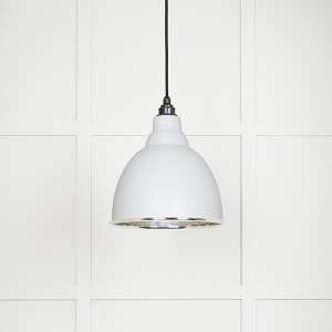 FROM THE ANVILĀ® Hammered Nickel Brindley Pendant in Flock