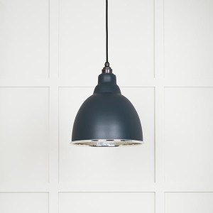FROM THE ANVILĀ® Hammered Nickel Brindley Pendant in Soot
