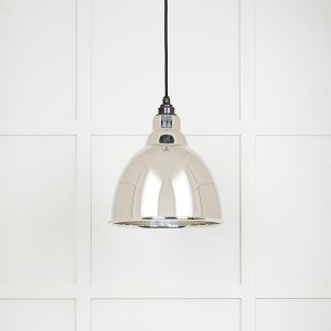FROM THE ANVILĀ® Hammered Nickel Brindley Pendant