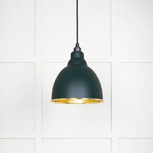 FROM THE ANVILĀ® Hammered Brass Brindley Pendant in Dingle