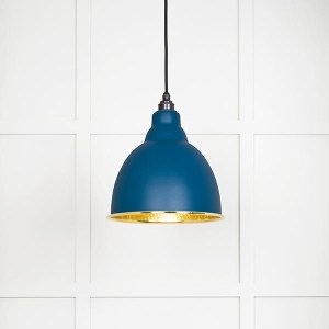 FROM THE ANVILĀ® Hammered Brass Brindley Pendant in Upstream