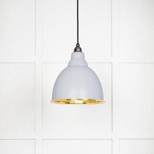 FROM THE ANVILĀ® Smooth Brass Brindley Pendant in Birch