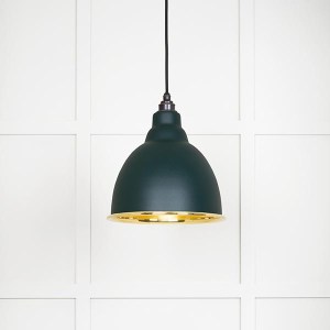FROM THE ANVILĀ® Smooth Brass Brindley Pendant in Dingle