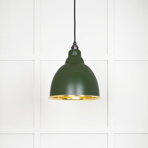 FROM THE ANVILĀ® Smooth Brass Brindley Pendant in Heath