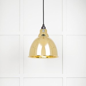 FROM THE ANVILĀ® Smooth Brass Brindley Pendant