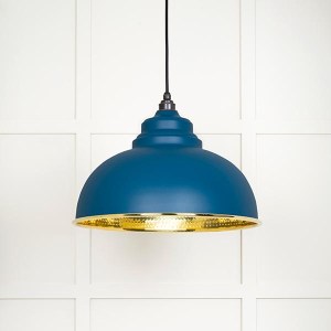 FROM THE ANVILĀ® Hammered Brass Harborne Pendant in Upstream