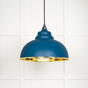 FROM THE ANVILĀ® Smooth Brass Harborne Pendant in Upstream