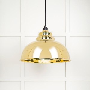 FROM THE ANVILĀ® Smooth Brass Harborne Pendant