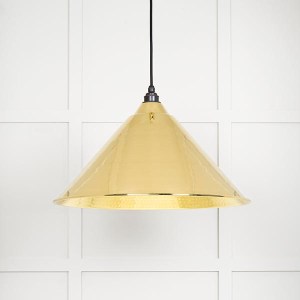 FROM THE ANVILĀ® Hammered Brass Hockley Pendant
