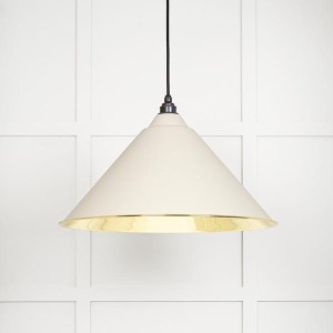 FROM THE ANVILĀ® Smooth Brass Hockley Pendant in Teasel