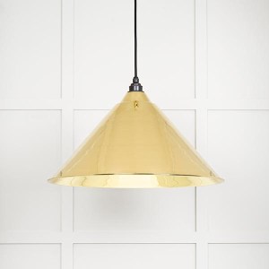 FROM THE ANVILĀ® Smooth Brass Hockley Pendant