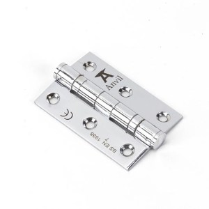 FROM THE ANVILĀ® Polished Chrome 3" Ball Bearing Butt Hinge (pair) ss