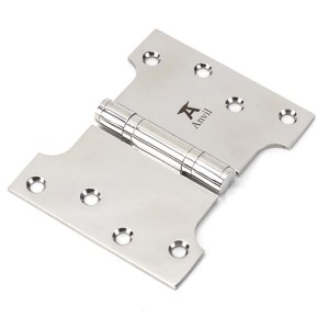 FROM THE ANVILĀ® Polished SS 4" x 3" x 5" Parliament Hinge (pair)