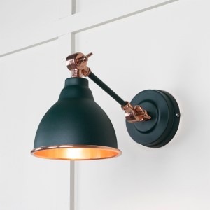 FROM THE ANVILĀ® Smooth Copper Brindley Wall Light in Dingle