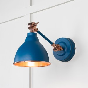 FROM THE ANVILĀ® Smooth Copper Brindley Wall Light in Upstream