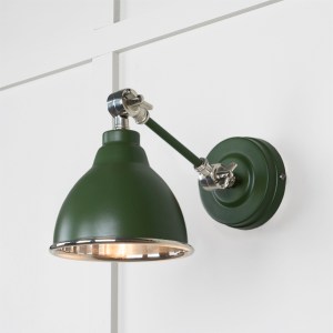 FROM THE ANVILĀ® Smooth Nickel Brindley Wall Light in Heath