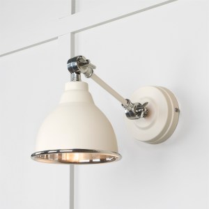 FROM THE ANVILĀ® Smooth Nickel Brindley Wall Light in Teasel