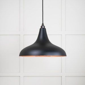 FROM THE ANVILĀ® Smooth Copper Frankley Pendant in Elan Black