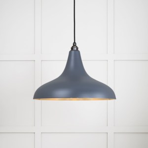 FROM THE ANVILĀ® Smooth Brass Frankley Pendant in Slate
