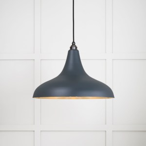 FROM THE ANVILĀ® Smooth Brass Frankley Pendant in Soot