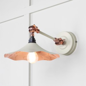 FROM THE ANVILĀ® Smooth Copper Flora Wall Light in Teasel