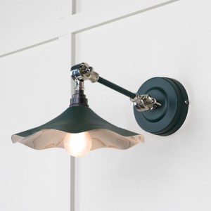 FROM THE ANVILĀ® Smooth Nickel Flora Wall Light in Dingle