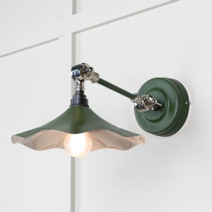 FROM THE ANVILĀ® Smooth Nickel Flora Wall Light in Heath