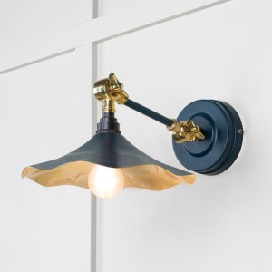 FROM THE ANVILĀ® Smooth Brass Flora Wall Light in Dusk
