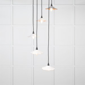 FROM THE ANVILĀ® Smooth Copper Flora Cluster Pendant in Flock