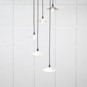 FROM THE ANVILĀ® Smooth Nickel Flora Cluster Pendant in Flock