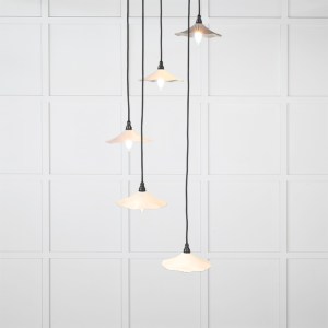 FROM THE ANVILĀ® Smooth Nickel Flora Cluster Pendant in Teasel