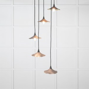 FROM THE ANVILĀ® Smooth Brass Flora Cluster Pendant in Bluff