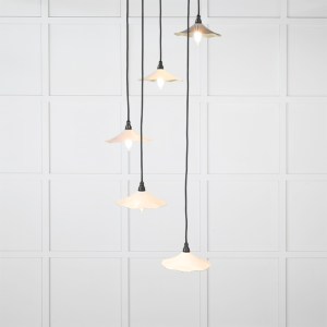 FROM THE ANVILĀ® Smooth Brass Flora Cluster Pendant in Teasel