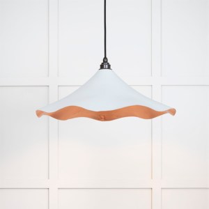 FROM THE ANVILĀ® Smooth Copper Flora Pendant in Birch