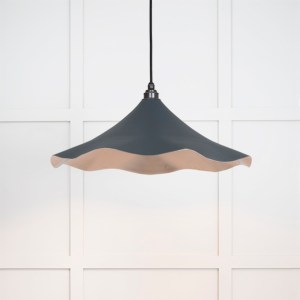 FROM THE ANVILĀ® Smooth Nickel Flora Pendant in Soot