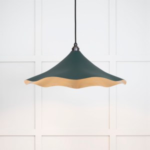 FROM THE ANVILĀ® Smooth Brass Flora Pendant in Dingle