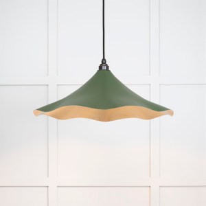 FROM THE ANVILĀ® Smooth Brass Flora Pendant in Heath