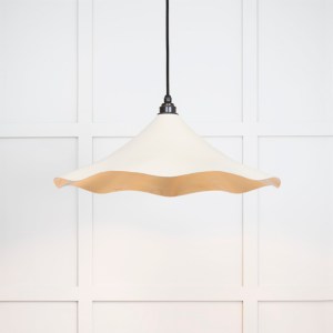 FROM THE ANVILĀ® Smooth Brass Flora Pendant in Teasel