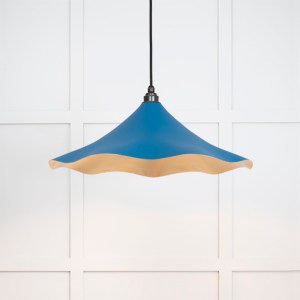 FROM THE ANVILĀ® Smooth Brass Flora Pendant in Upstream