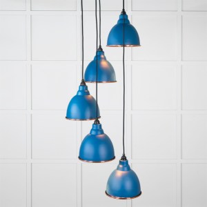 FROM THE ANVILĀ® Smooth Copper Brindley Cluster Pendant in Upstream