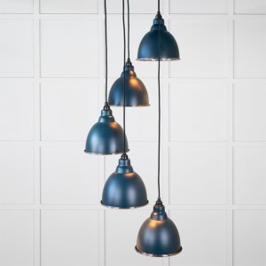 FROM THE ANVILĀ® Smooth Nickel Brindley Cluster Pendant in Dusk