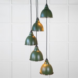 FROM THE ANVILĀ® Smooth Nickel Brindley Cluster Pendant in Heath