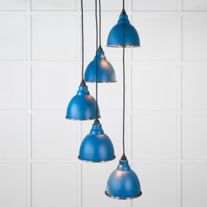 FROM THE ANVILĀ® Smooth Nickel Brindley Cluster Pendant in Upstream