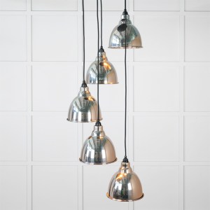 FROM THE ANVILĀ® Smooth Nickel Brindley Cluster Pendant