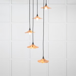 FROM THE ANVILĀ® Smooth Copper Flora Cluster Pendant