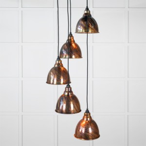 FROM THE ANVILĀ® Burnished Brindley Cluster Pendant