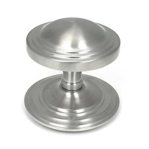FROM THE ANVIL® Satin Marine SS (316) Art Deco Centre Door Knob