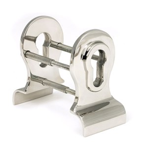 FROM THE ANVILĀ® Polished Marine SS (316) 50mm Euro Door Pull (Back to Back fixings)