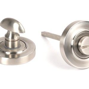 FROM THE ANVILĀ® Satin Marine SS (316) Round Thumbturn Set (Plain)